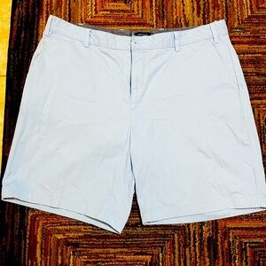 Nautica Golf Chino Shorts Mens Size 42 W Cotton Light Blue Color